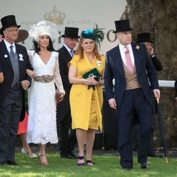 El Príncipe Andrés y Sarah Ferguson en Ascot 2019