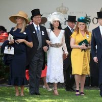 El Príncipe Andrés y Sarah Ferguson en Ascot 2019