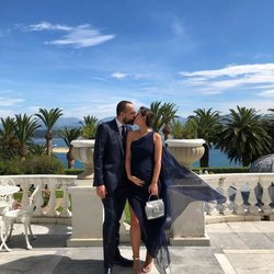 Laura Escanes y Risto Mejide antes de la boda de María Pombo