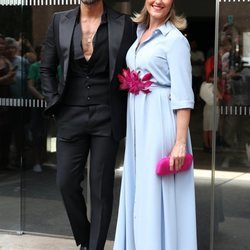 Manuel Zamorano y Cristina Soria en la boda de Belén Esteban y Miguel Marcos