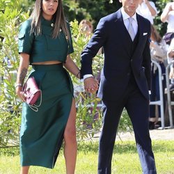 Laura Matamoros y Daniel Illescas en la boda de María Pombo y Pablo Castellano