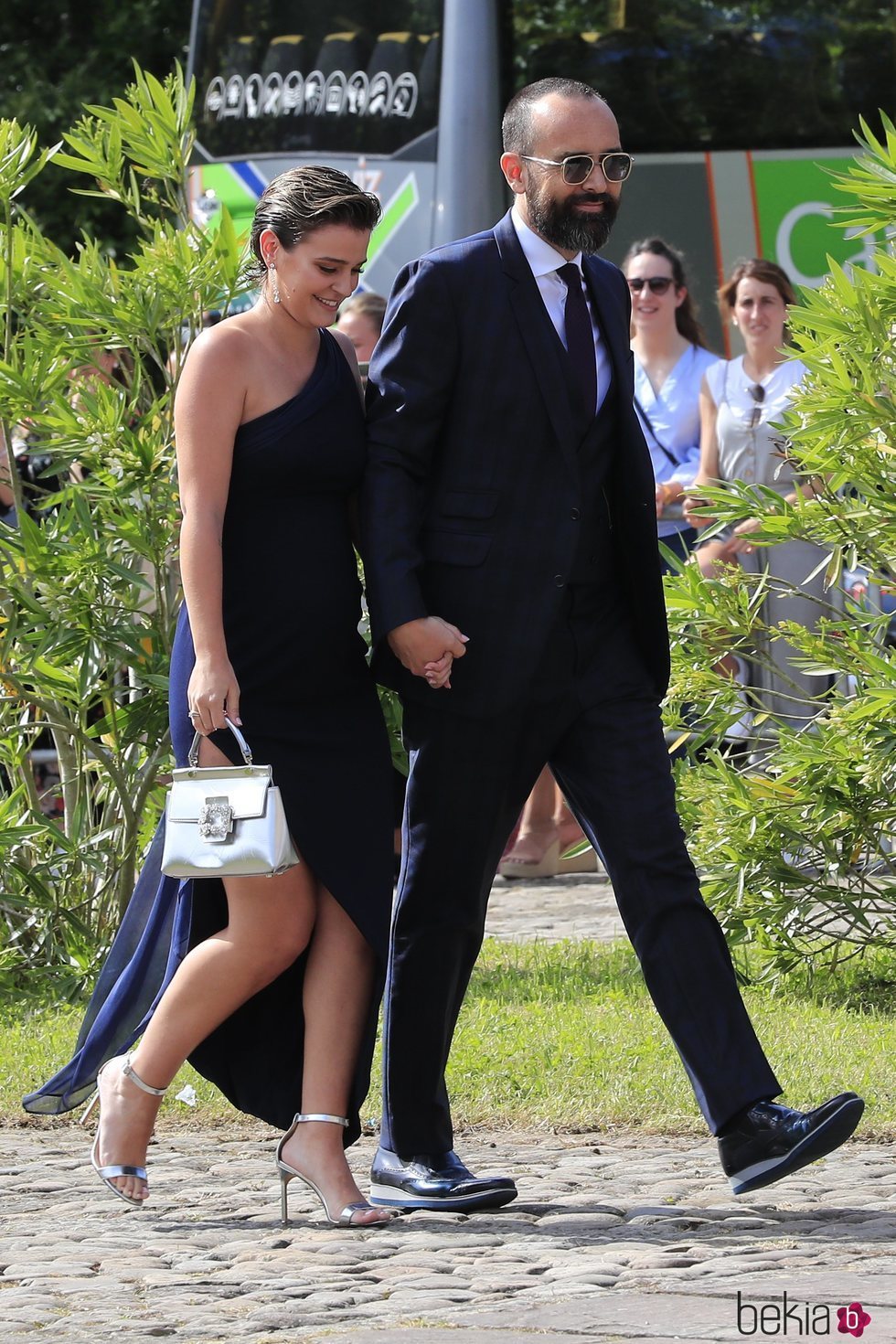 Laura Escanes y Risto Mejide en la boda de María Pombo y Pablo Castellano