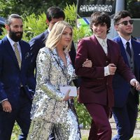 Lucas Loren y Gigi Vives en la boda de María Pombo y Pablo Castellano