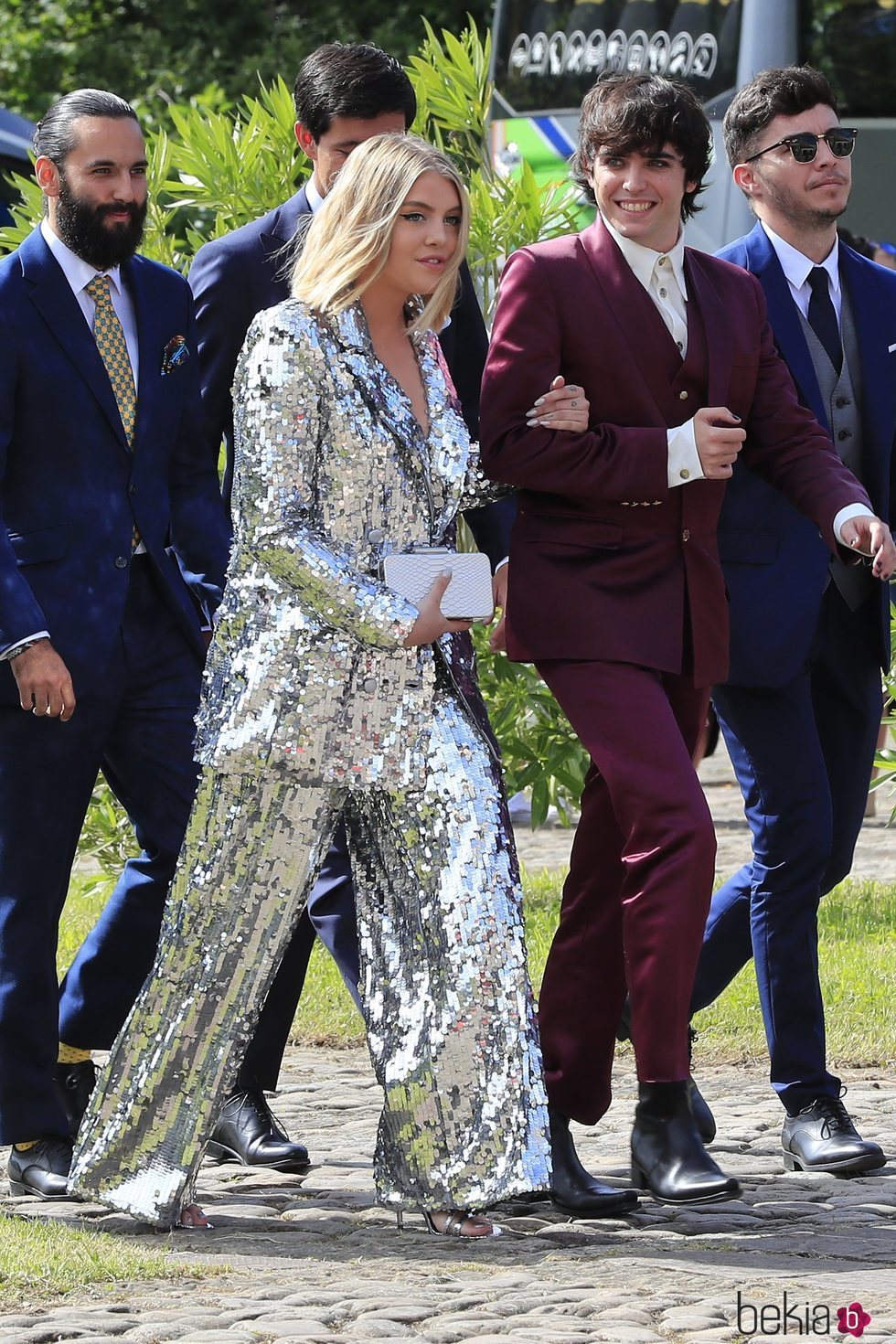 Lucas Loren y Gigi Vives en la boda de María Pombo y Pablo Castellano