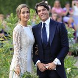 María Pombo y Pablo Castellano recién casados