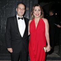 Susana Díaz y José María Moriche en la preboda de Ainhoa Arteta y Matías Urrea