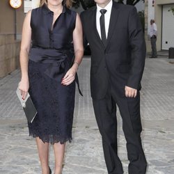 Susana Díaz y José María Moriche en la boda de Ainhoa Arteta y Matías Urrea