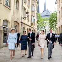 El Gran Ducado de Luxemburgo paseando en el Día de la Nación