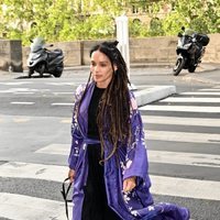 Lisa Bonet en la boda de Zoë Kravitz y Karl Glusman