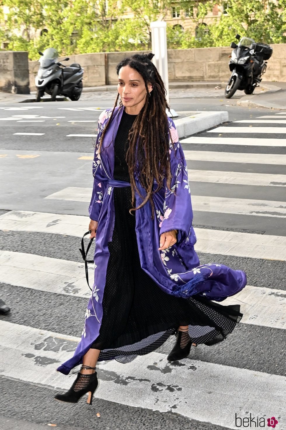 Lisa Bonet en la boda de Zoë Kravitz y Karl Glusman