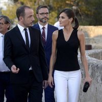 La Reina Letizia con Jaume Ripoll en la inauguración del Atlàntida Film Fest