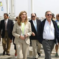 La Infanta Cristina y Constantino de Grecia