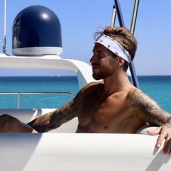 Sergio Ramos disfrutando de la costa de Hurgada, Egipto