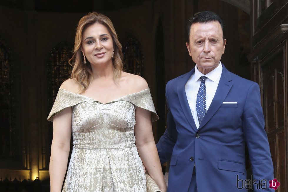 José Ortega Cano y Ana María Aldón en la boda de Dámaso González y Miriam Lanza