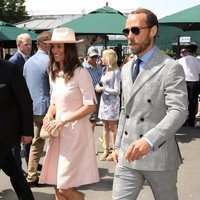 James Middleton y Pippa Middleton asisten al torneo de Wimbledon 2019