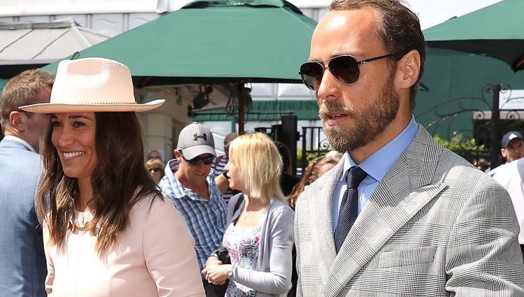 James Middleton y Pippa Middleton asisten al torneo de Wimbledon 2019