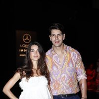 Diego Matamoros y Estela Grande en el desfile de Custo Barcelona en la MBFWMadrid 2019