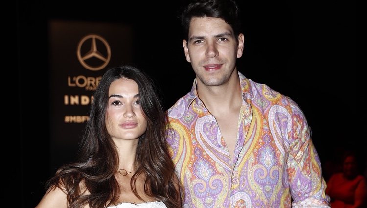 Diego Matamoros y Estela Grande en el desfile de Custo Barcelona en la MBFWMadrid 2019