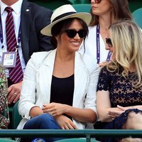 Meghan Markle en el partido de tenis de Wimbledon 2019