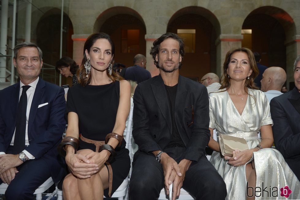 Feliciano López en el desfile de Pedro del Hierro en la MBFWMadrid julio 2019