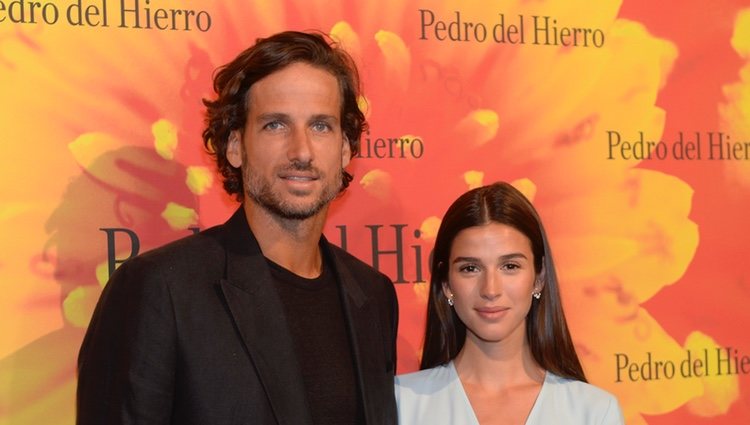 Feliciano López y Sandra Gago en la MBFWMadrid julio 2019