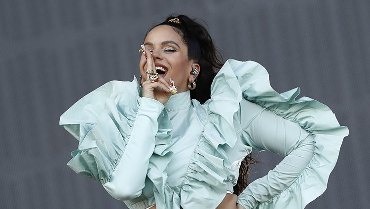 Rosalía en su concierto del Mad Cool Festival 2019