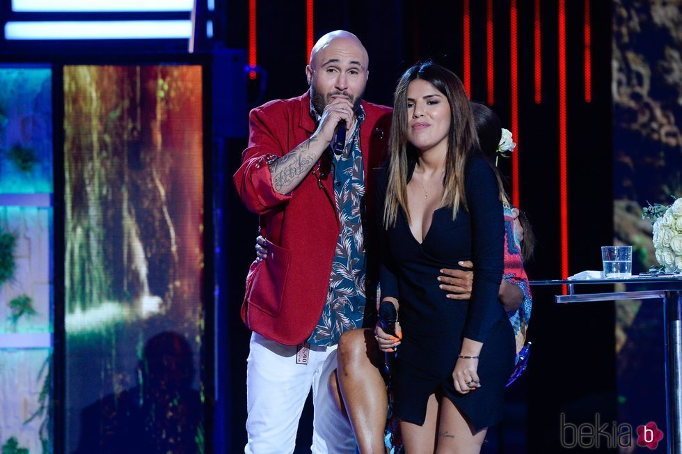 Kiko Rivera y Chabelita Pantoja en la gala 12 de 'Supervivientes 2019'