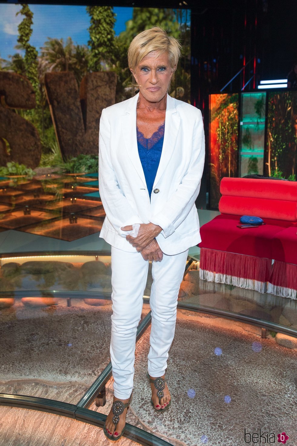 Chelo García Cortés en la gala 12 de 'Supervivientes 2019'