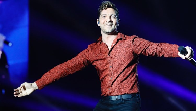 David Bisbal en el concierto de 'La Voz'