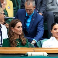 Kate Middleton, Meghan Markle y Pippa Middleton en la final de Wimbledon 2019