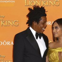 Beyoncé y Jay Z en el estreno de 'El Rey León' en Londres