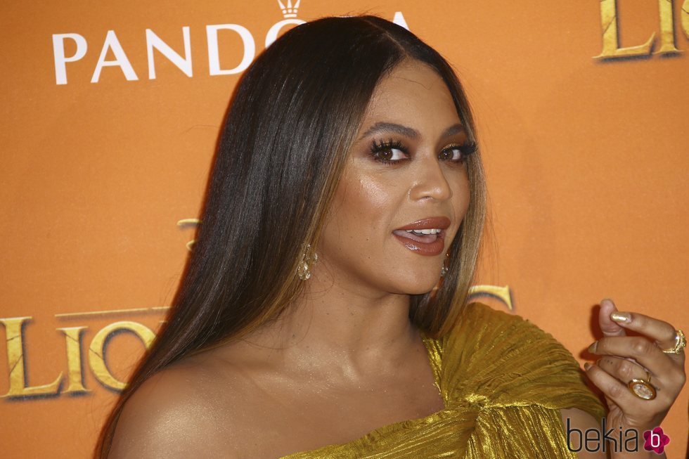 Beyoncé en el estreno de 'El Rey León' en Londres