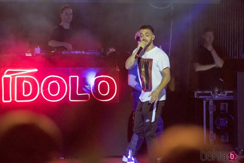 C. Tangana dando un concierto en el Festival Starlite 2018 de Marbella