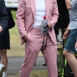 Oliver Cheshiree llegando a la final de Wimbledon