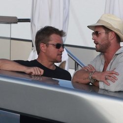 Matt Damon y Chris Hemsworth de fiesta en Ibiza