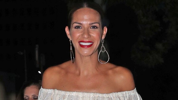 Tamara Gorro a su llegada a la fiesta de despedida de 'Supervivientes 2019'