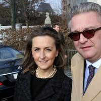 Los príncipes Laurent y Claire de Bélgica acuden a una misa en Bruselas