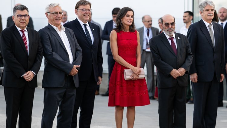 La Reina Letizia junto a Ximo Puig y Joan Ribo