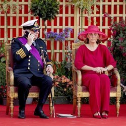 Laurent de Bélgica y Claire de Bélgica en el Día Nacional de Bélgica 2019