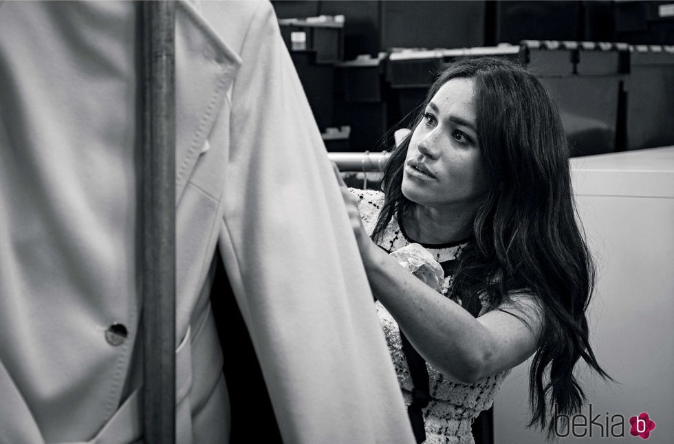 Meghan Markle en su colaboración con Vogue