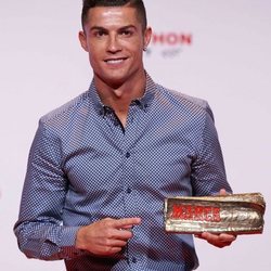 Cristiano Ronaldo ras recibir en Premio Leyenda de Marca