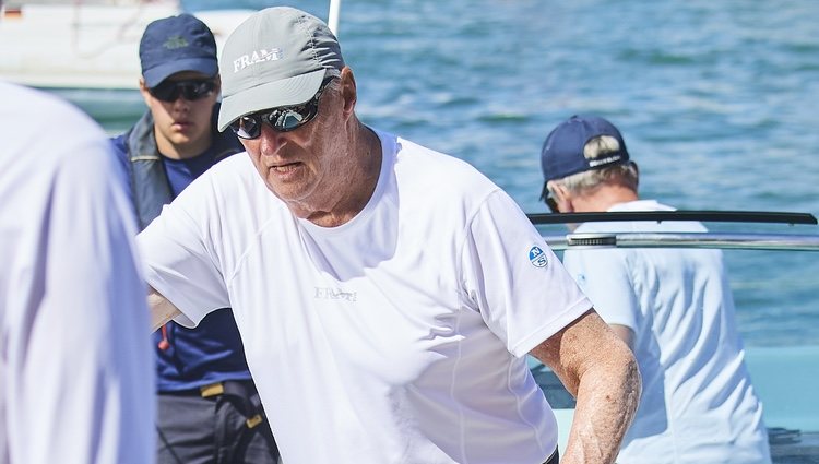 Harald de Noruega en la Copa del Rey de Vela 2019