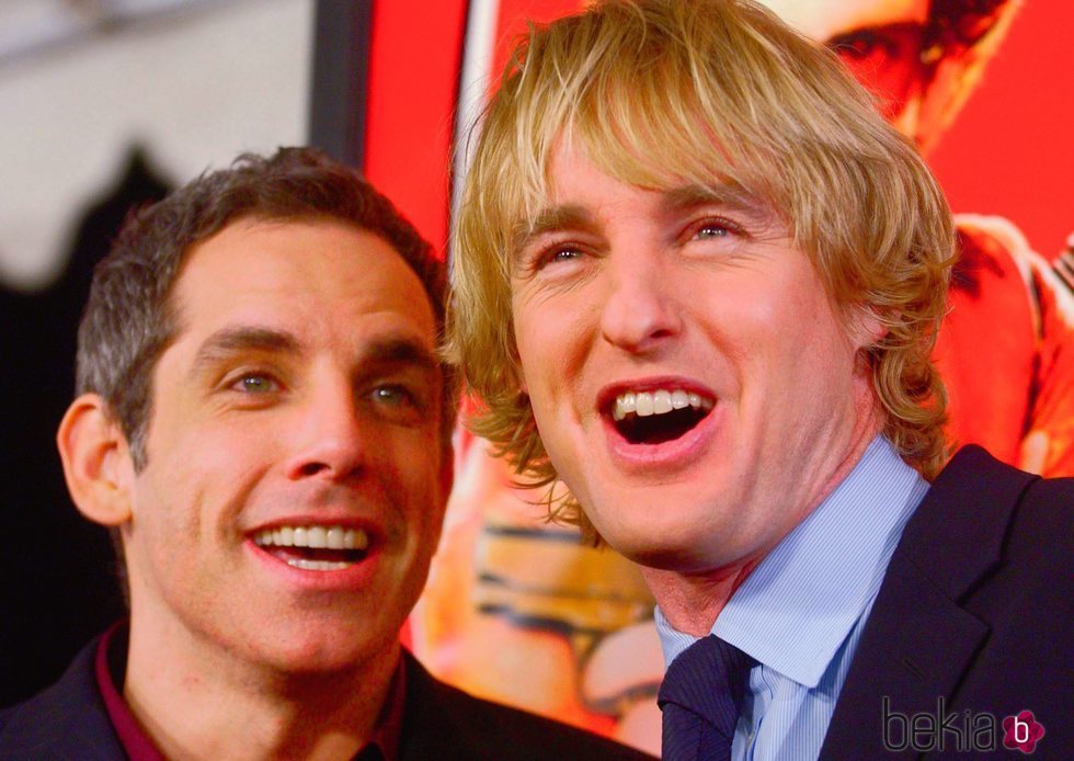 Ben Stiller y Owen Wilson en la proyección de Starsky y Hutch en 2004