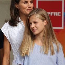 La Reina Letizia y la Princesa Leonor en el NÃ¡utico de Palma