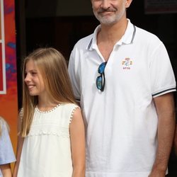 El Rey Felipe y la Infanta Sofía en el Náutico de Palma