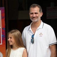 El Rey Felipe y la Infanta Sofía en el Náutico de Palma