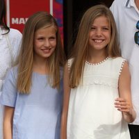 La Princesa Leonor y la Infanta Sofía en su visita al Náutico de Palma