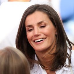 La Reina Letizia, muy feliz en su primera apariciÃ³n pÃºblica en el verano 2019 en Mallorca