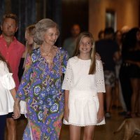 La Reina Sofía y la Infanta Sofía en el ballet en Palma