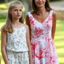 La Reina Letizia y la Princesa Leonor en su posado de verano 2019 en Marivent